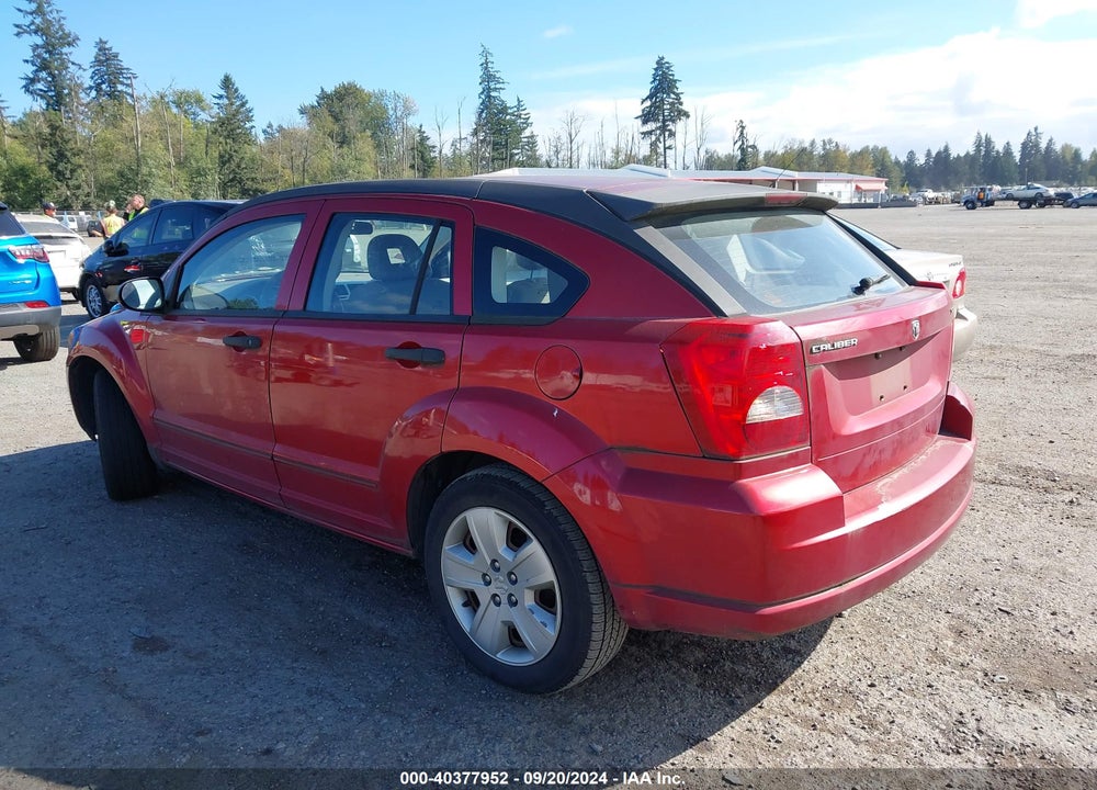 2007 DODGE CALIBER SXT VIN: 1B3HB48B87D540677