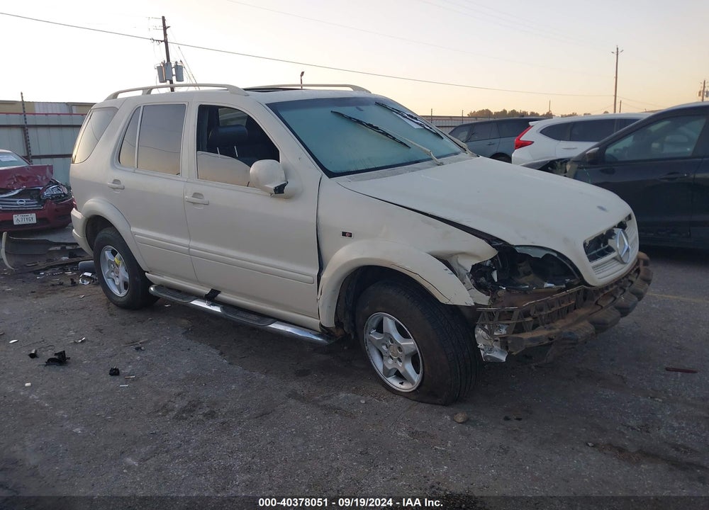 1998 MERCEDES-BENZ ML 320 CLASSIC VIN: 4JGAB54E9WA018478