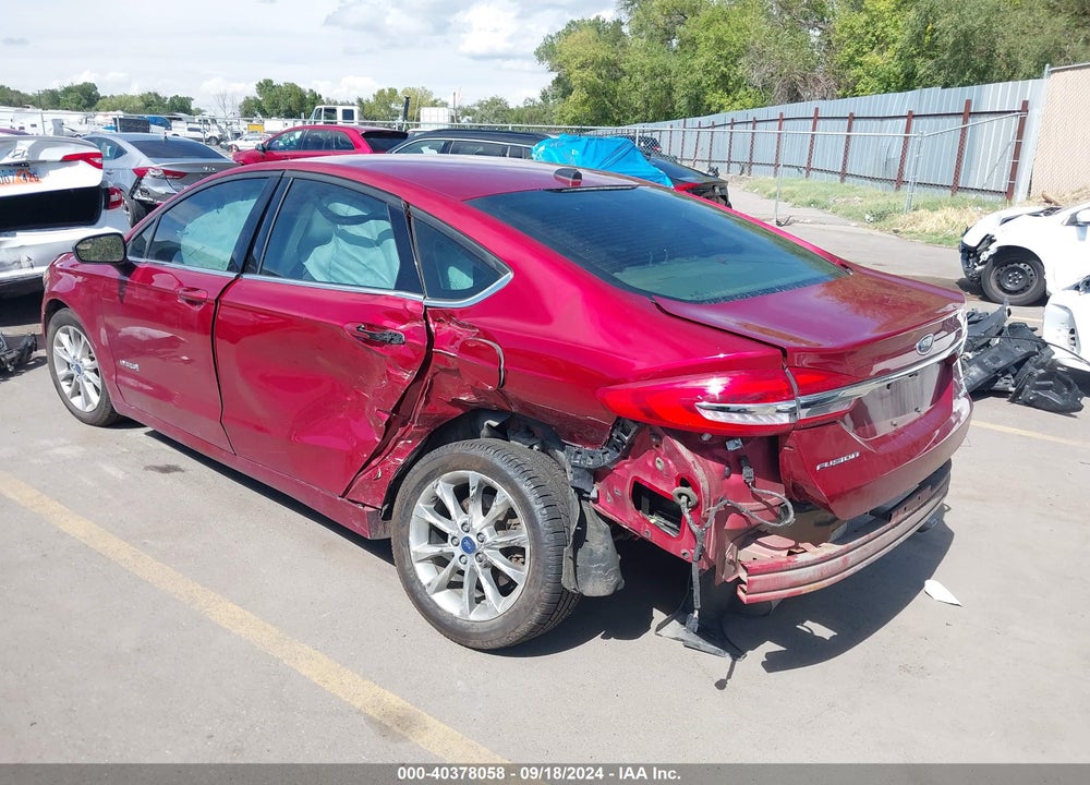2017 FORD FUSION HYBRID SE VIN: 3FA6P0LU7HR279839