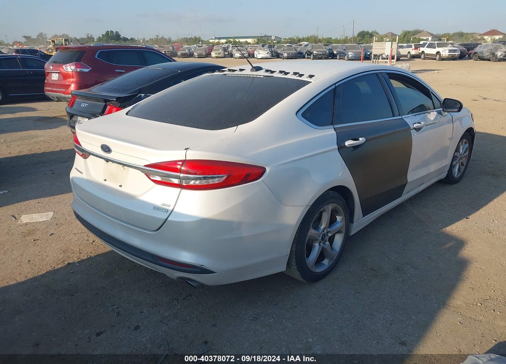 2017 FORD FUSION SE VIN: 3FA6P0HD6HR253340
