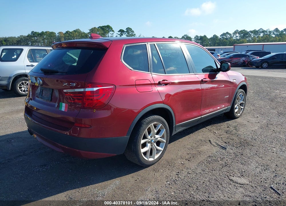 2013 BMW X3 XDRIVE28I VIN: 5UXWX9C55D0D01145