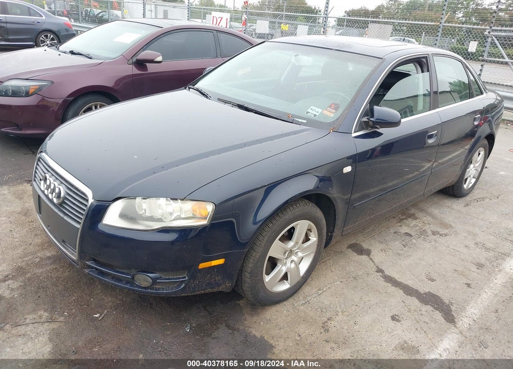 2005 AUDI A4 2.0T VIN: WAUDF78E35A569318