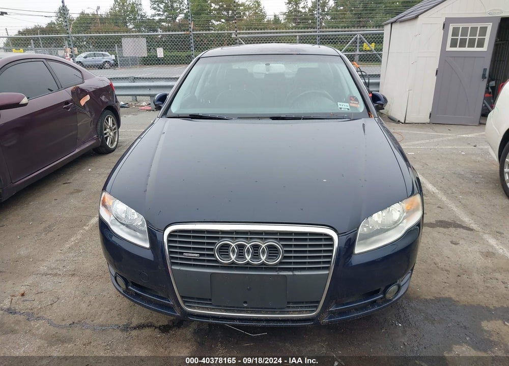 2005 AUDI A4 2.0T VIN: WAUDF78E35A569318