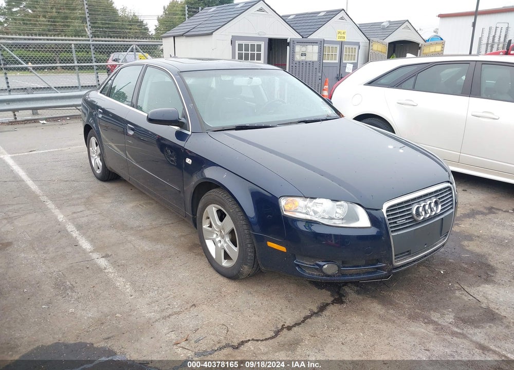 2005 AUDI A4 2.0T VIN: WAUDF78E35A569318