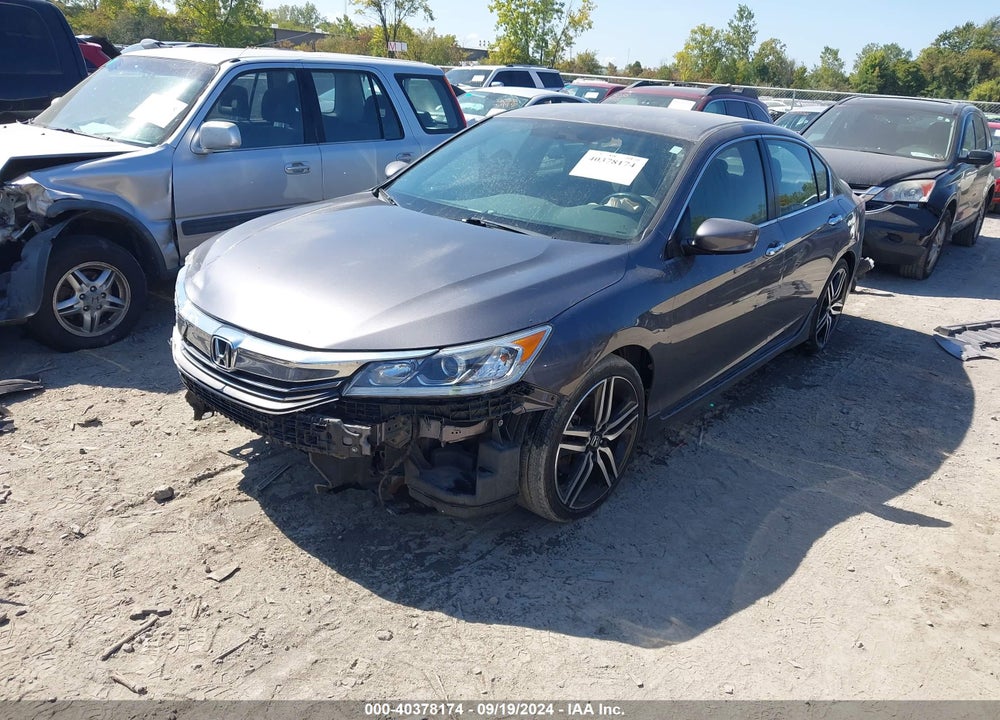 2017 HONDA ACCORD SPORT VIN: 1HGCR2F56HA265983
