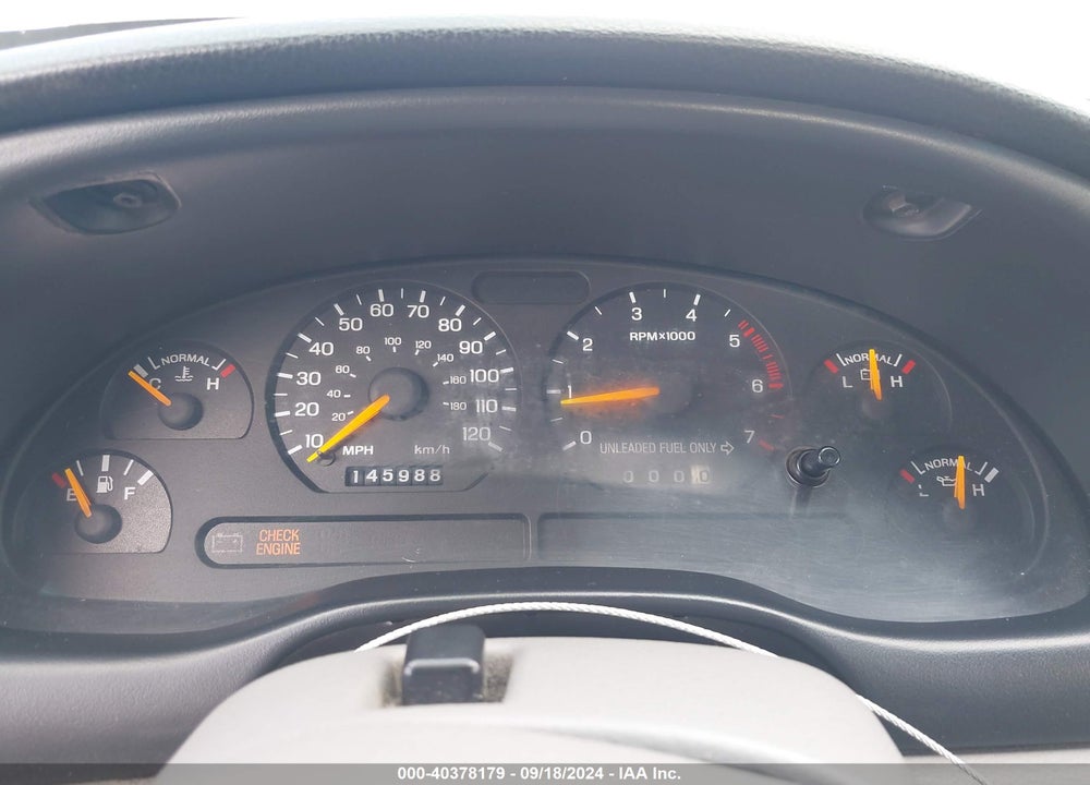 1998 FORD MUSTANG VIN: 1FAFP4041WF105383