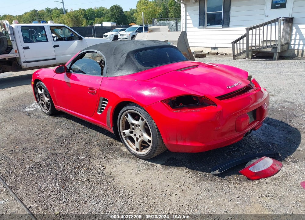 2005 PORSCHE BOXSTER S VIN: WP0CB29875U731133
