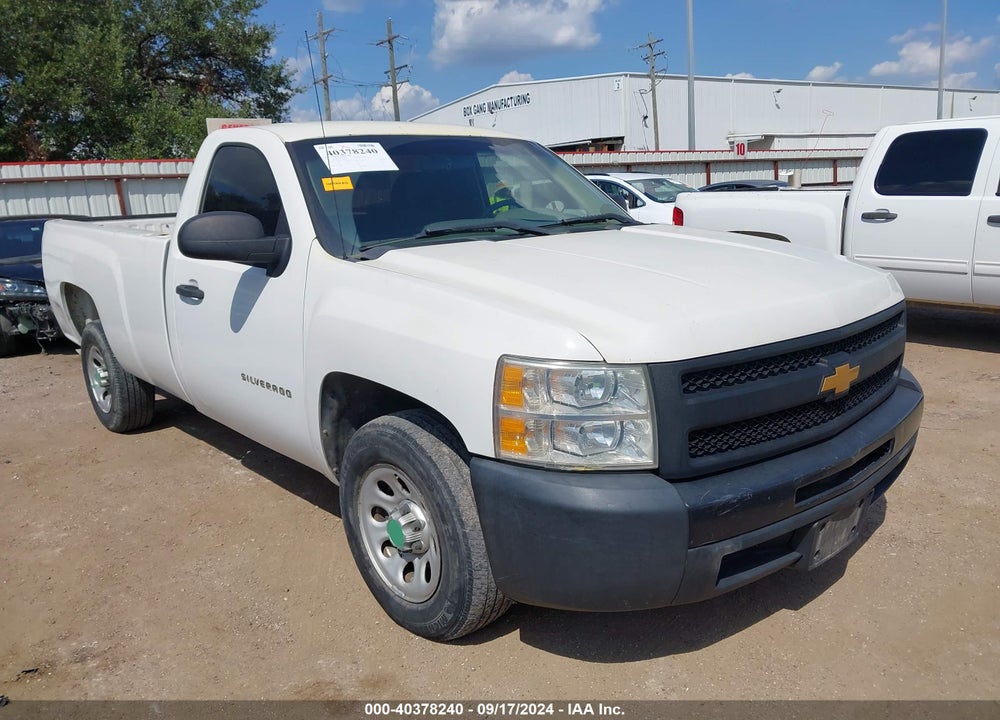 2012 CHEVROLET SILVERADO 1500 WORK TRUCK VIN: 1GCNCPEA1CZ277022
