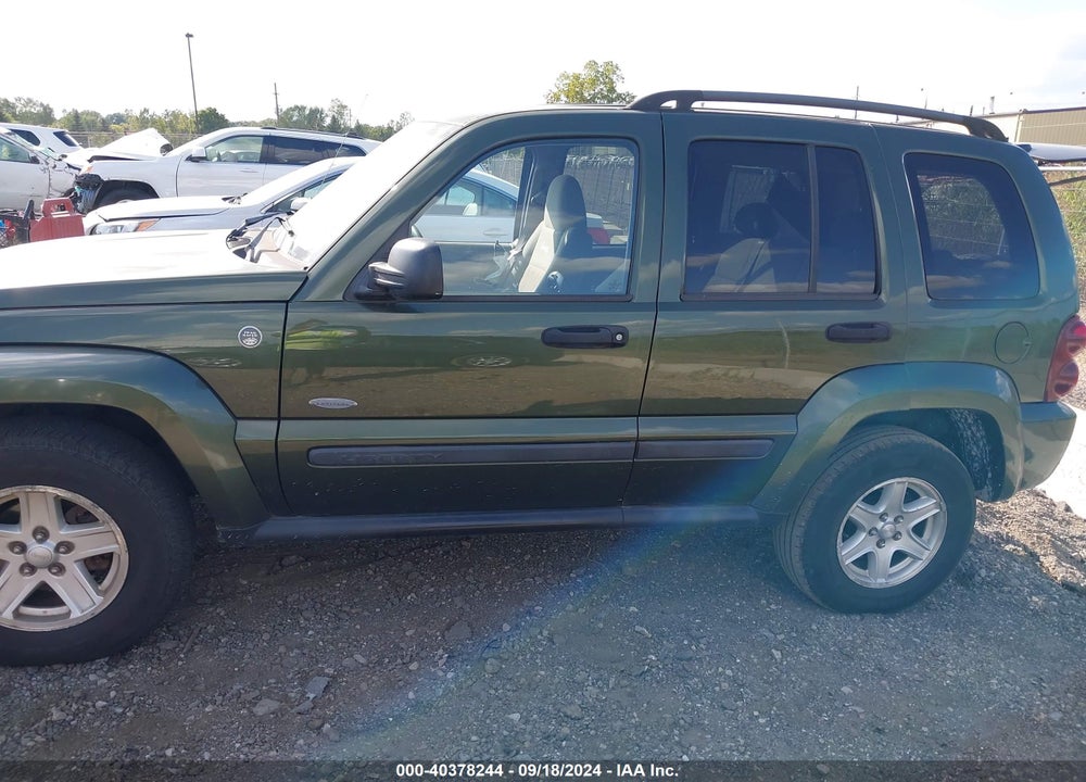 2007 JEEP LIBERTY SPORT VIN: 1J4GL48K07W567300