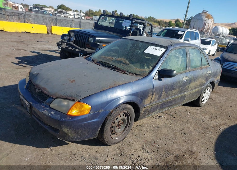 2000 MAZDA PROTEGE DX/LX VIN: JM1BJ2223Y0284834