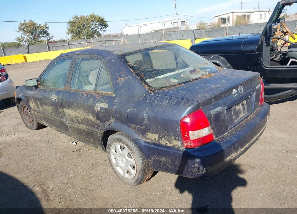2000 MAZDA PROTEGE DX/LX VIN: JM1BJ2223Y0284834
