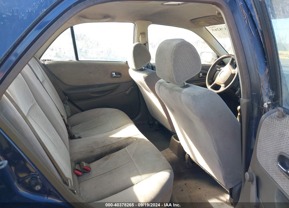 2000 MAZDA PROTEGE DX/LX VIN: JM1BJ2223Y0284834