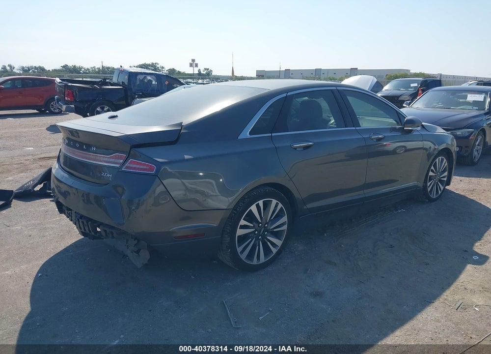 2017 LINCOLN MKZ HYBRID RESERVE VIN: 3LN6L5MU1HR654105