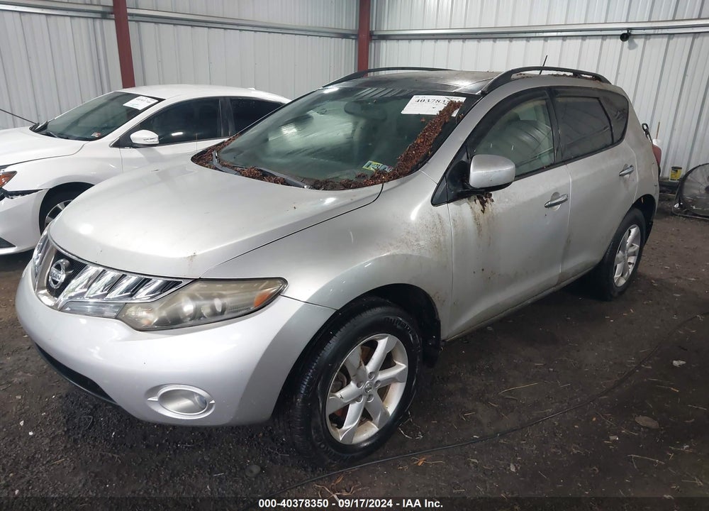 2009 NISSAN MURANO SL VIN: JN8AZ18W59W126832