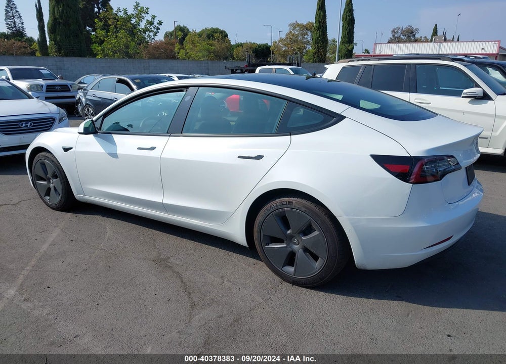 2022 TESLA MODEL 3 VIN: 5YJ3E1EA7NF118626