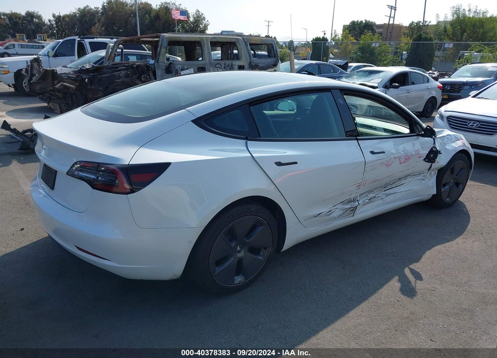 2022 TESLA MODEL 3 VIN: 5YJ3E1EA7NF118626