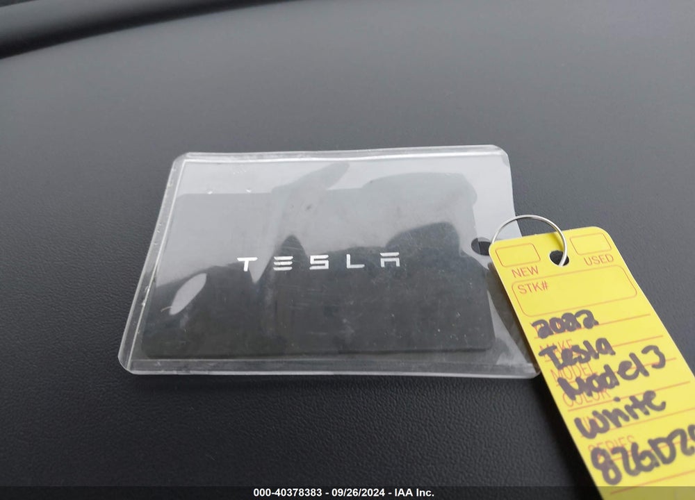 2022 TESLA MODEL 3 VIN: 5YJ3E1EA7NF118626
