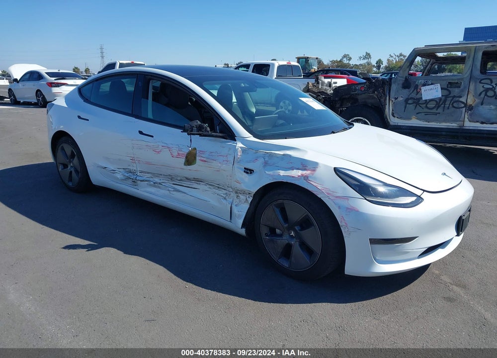 2022 TESLA MODEL 3 VIN: 5YJ3E1EA7NF118626