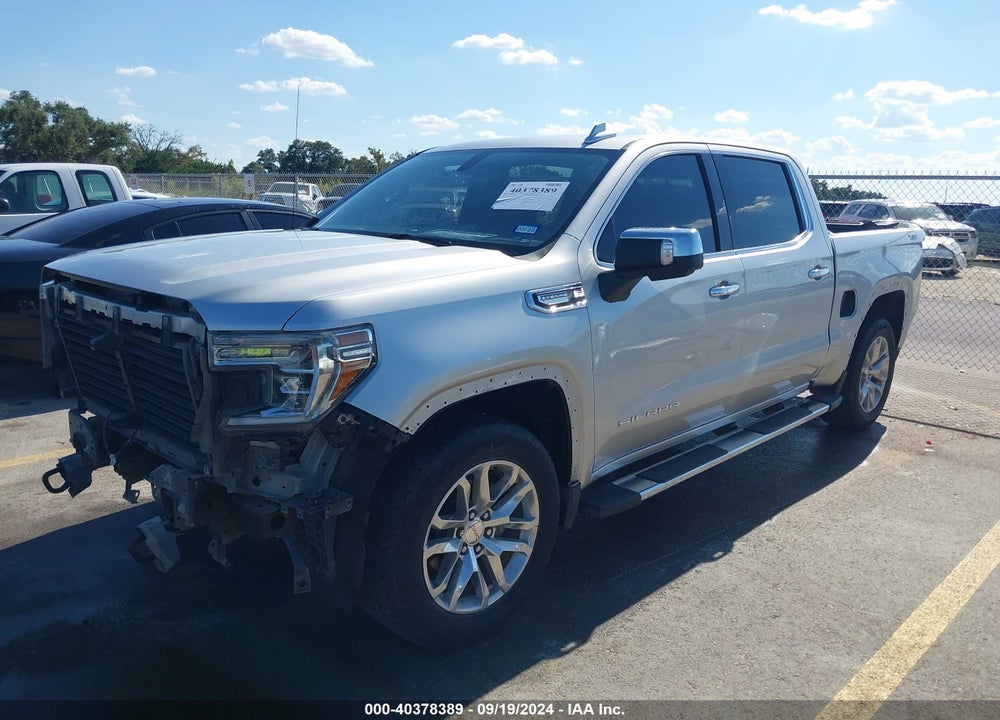 2019 GMC SIERRA 1500 SLT VIN: 3GTU9DED8KG161611