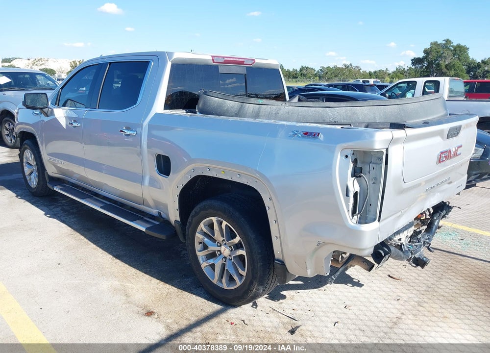 2019 GMC SIERRA 1500 SLT VIN: 3GTU9DED8KG161611