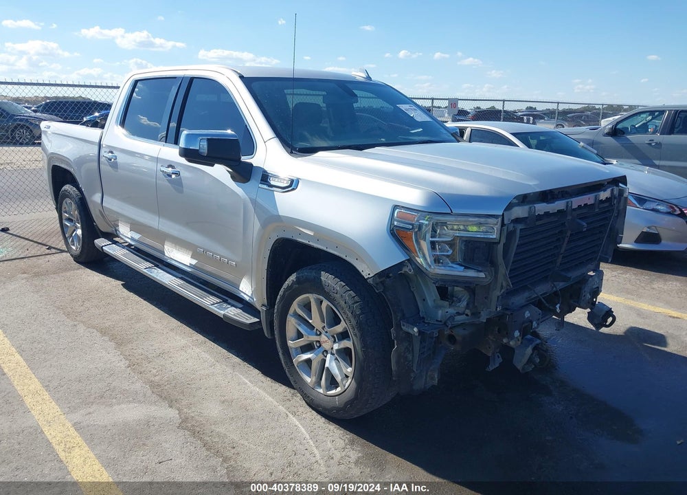 2019 GMC SIERRA 1500 SLT VIN: 3GTU9DED8KG161611