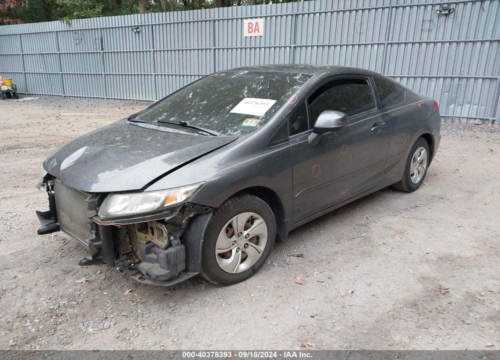 2013 HONDA CIVIC LX VIN: 2HGFG3B59DH525609