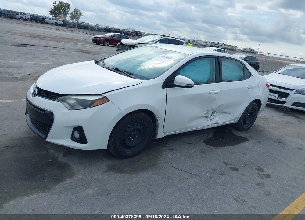 2014 TOYOTA COROLLA S VIN: 5YFBURHE0EP149782
