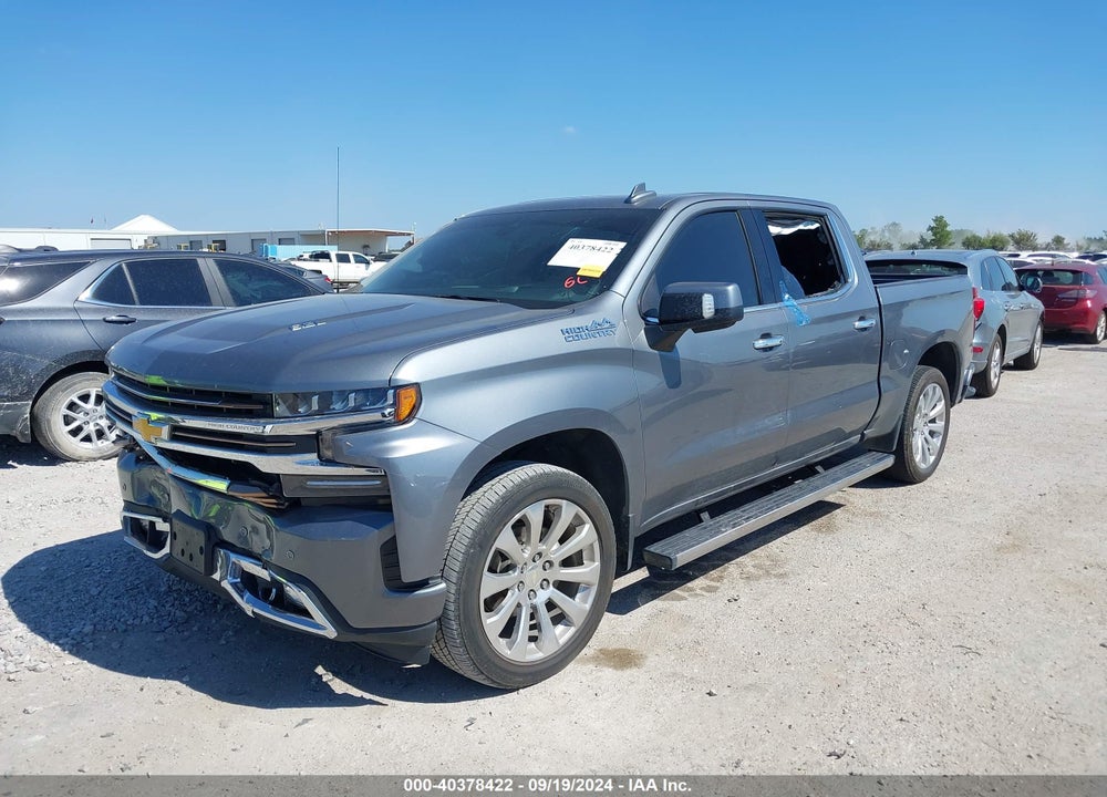 2020 CHEVROLET SILVERADO 1500 4WD SHORT BED HIGH COUNTRY VIN: 3GCUYHEL5LG424219