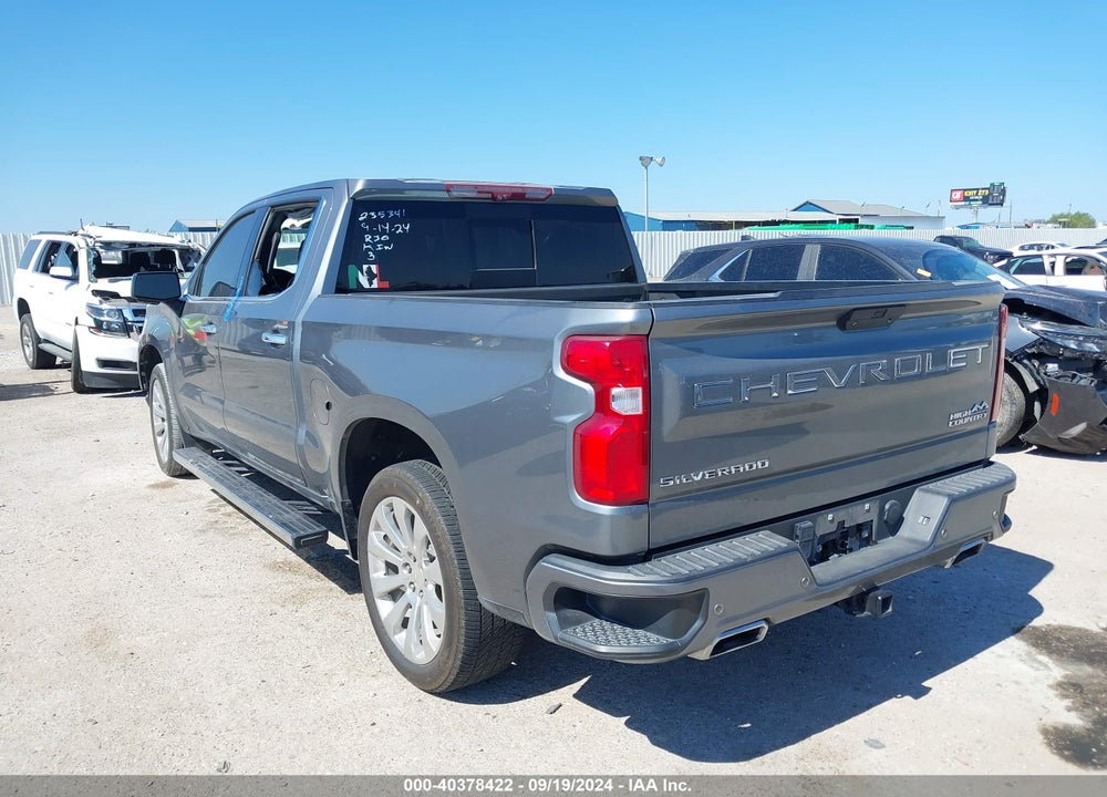 2020 CHEVROLET SILVERADO 1500 4WD SHORT BED HIGH COUNTRY VIN: 3GCUYHEL5LG424219