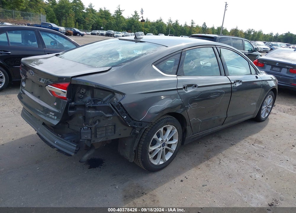 2019 FORD FUSION HYBRID SE VIN: 3FA6P0LU7KR191560