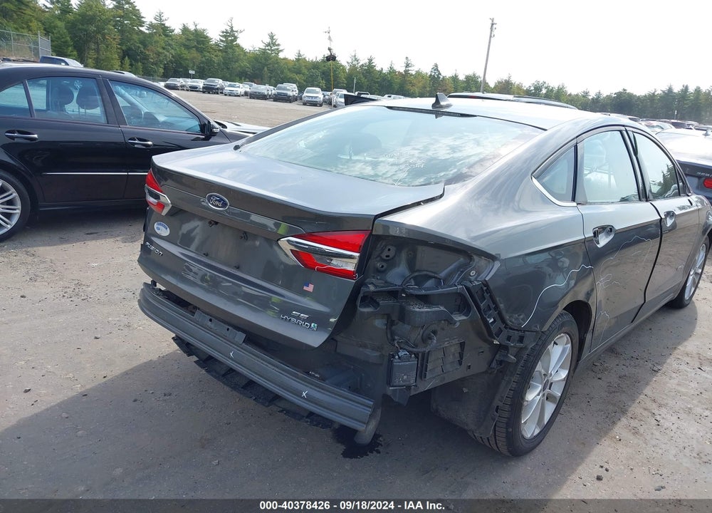 2019 FORD FUSION HYBRID SE VIN: 3FA6P0LU7KR191560