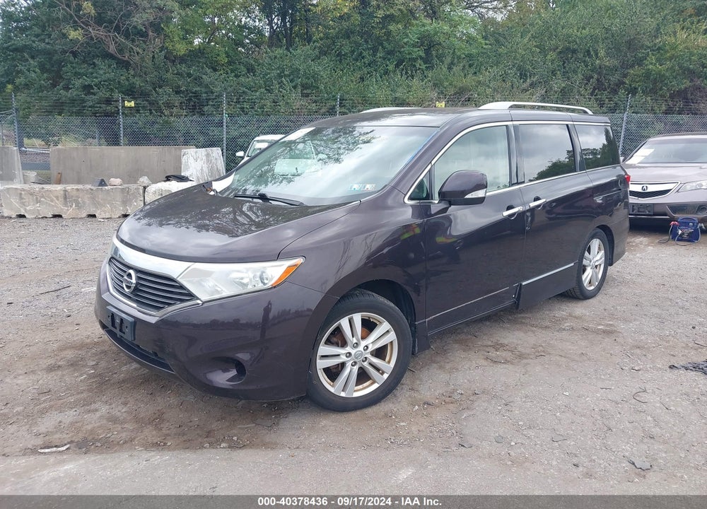 2011 NISSAN QUEST SL VIN: JN8AE2KP4B9012098