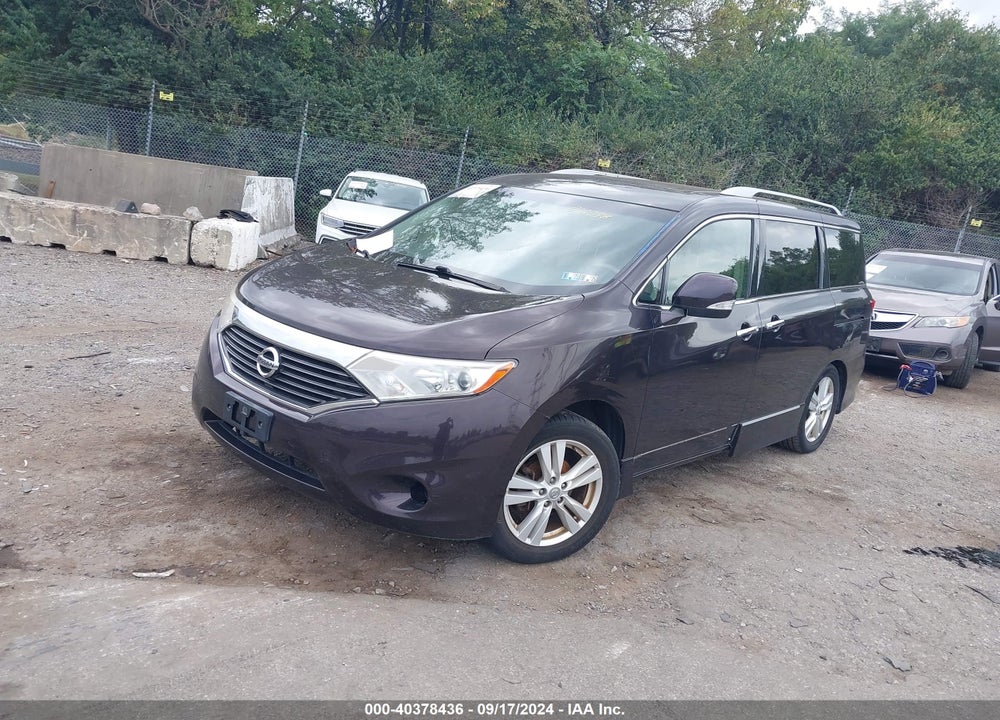 2011 NISSAN QUEST SL VIN: JN8AE2KP4B9012098