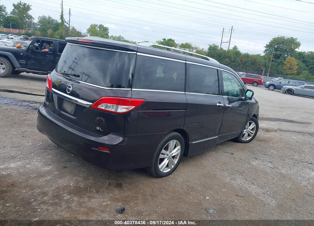 2011 NISSAN QUEST SL VIN: JN8AE2KP4B9012098