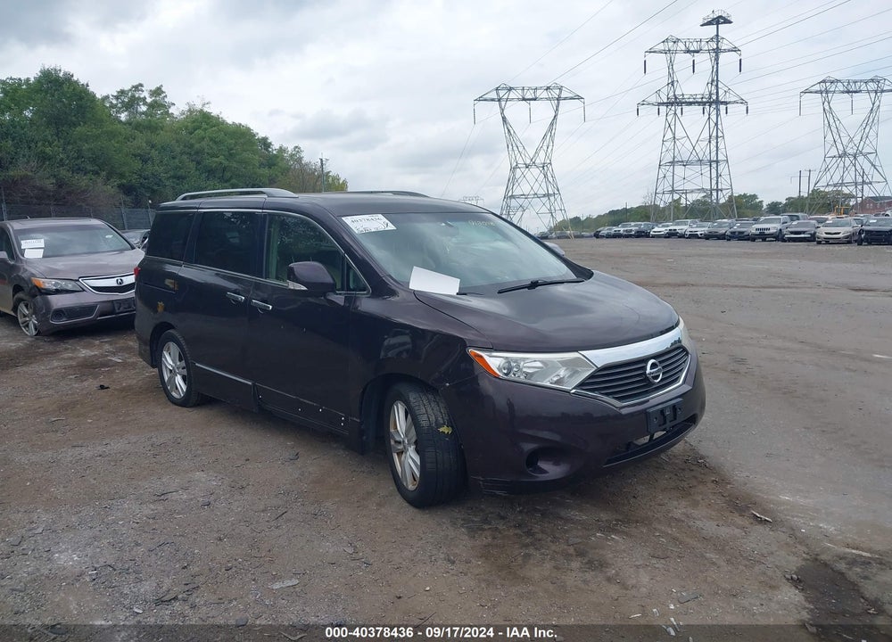 2011 NISSAN QUEST SL VIN: JN8AE2KP4B9012098