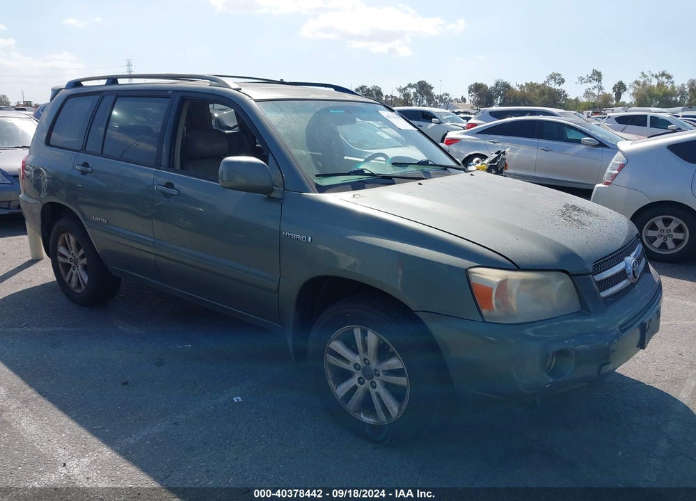 2007 TOYOTA HIGHLANDER HYBRID LIMITED V6 VIN: JTEEW21A570037588