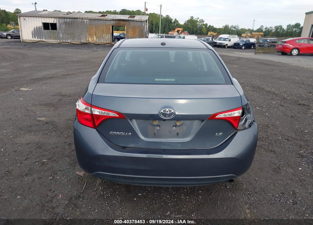 2016 TOYOTA COROLLA LE PREMIUM VIN: 2T1BURHEXGC522829