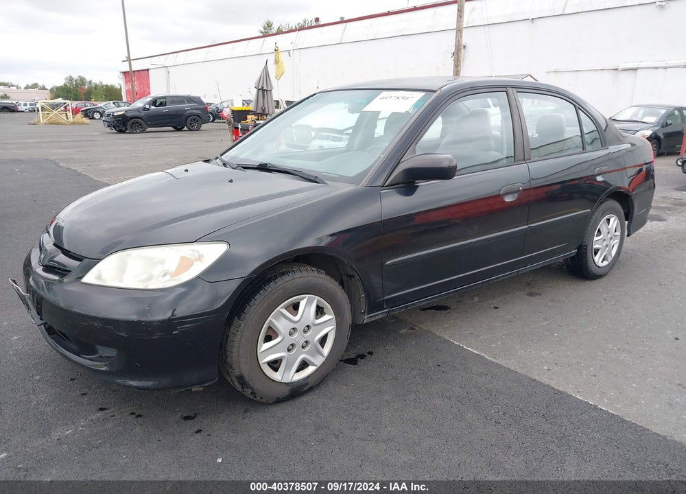 2005 HONDA CIVIC VP VIN: 2HGES16335H537263