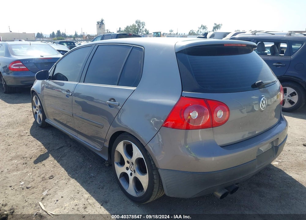 2009 VOLKSWAGEN GTI 4-DOOR VIN: WVWHD71K49W134696