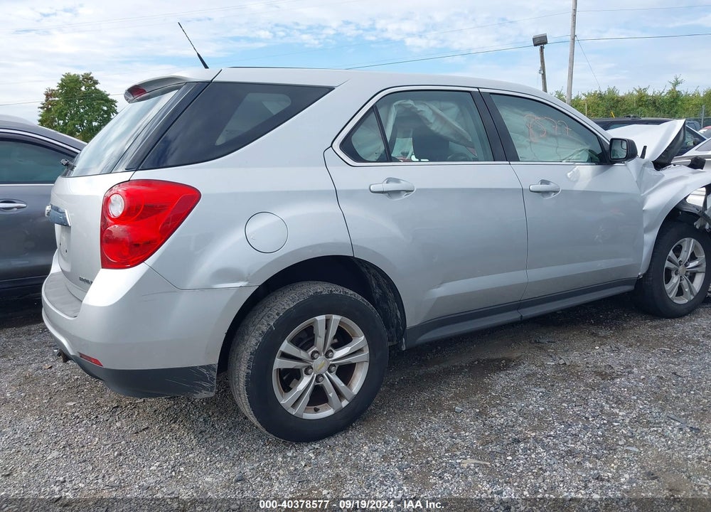 2012 CHEVROLET EQUINOX LS VIN: 2GNFLCEK6C6375018