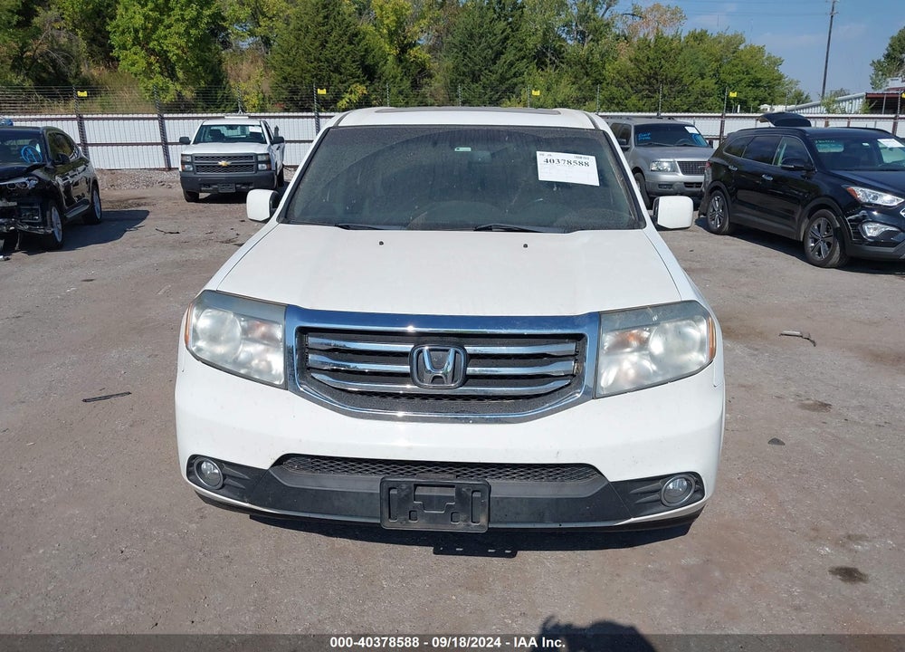2012 HONDA PILOT EX-L VIN: 5FNYF3H62CB044177
