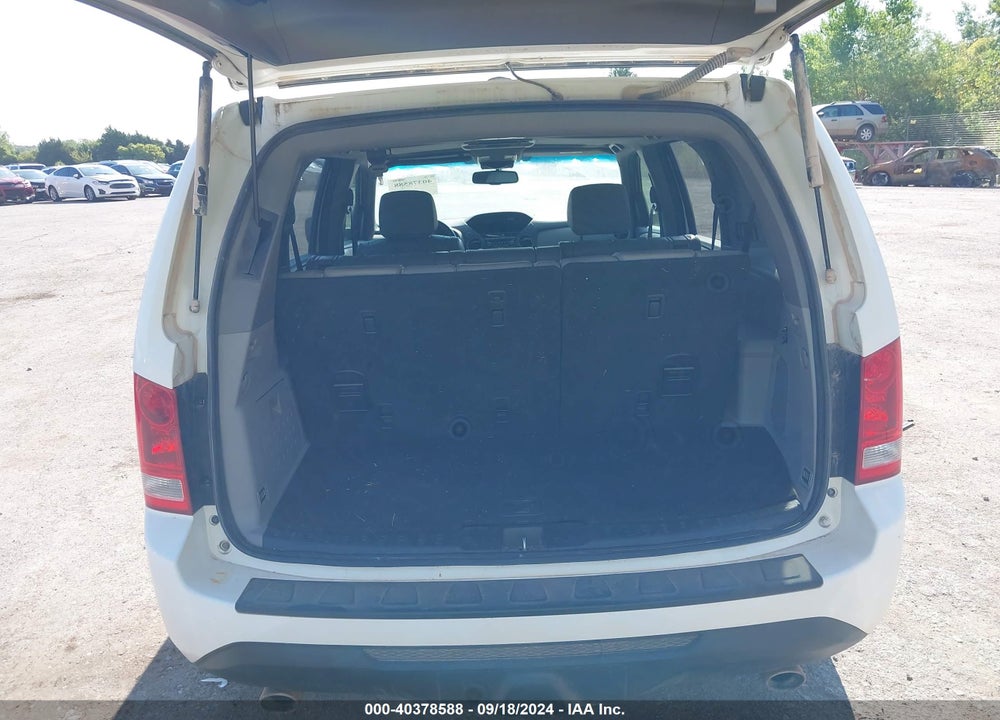 2012 HONDA PILOT EX-L VIN: 5FNYF3H62CB044177