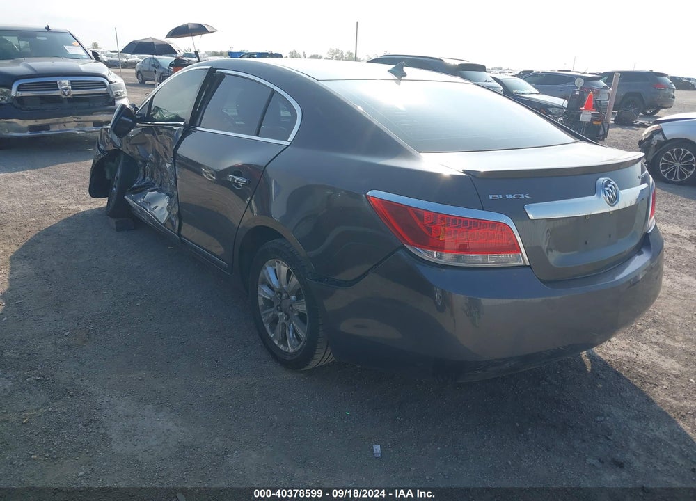 2012 BUICK LACROSSE LEATHER GROUP VIN: 1G4GC5ER3CF248931