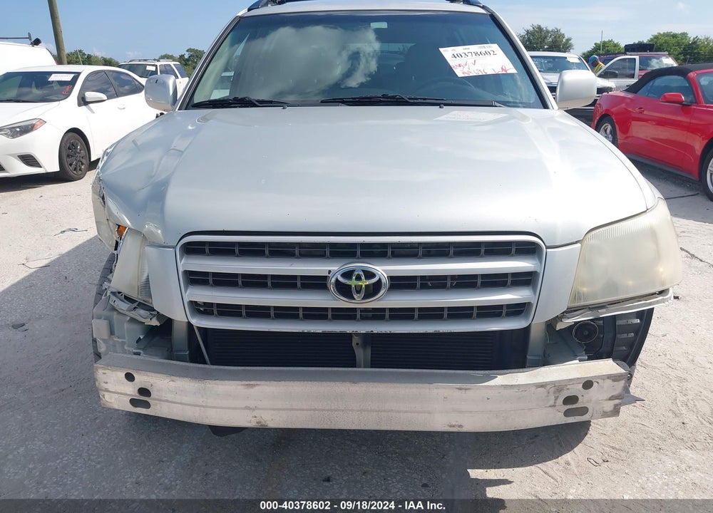 2003 TOYOTA HIGHLANDER V6 VIN: JTEGF21A630116156