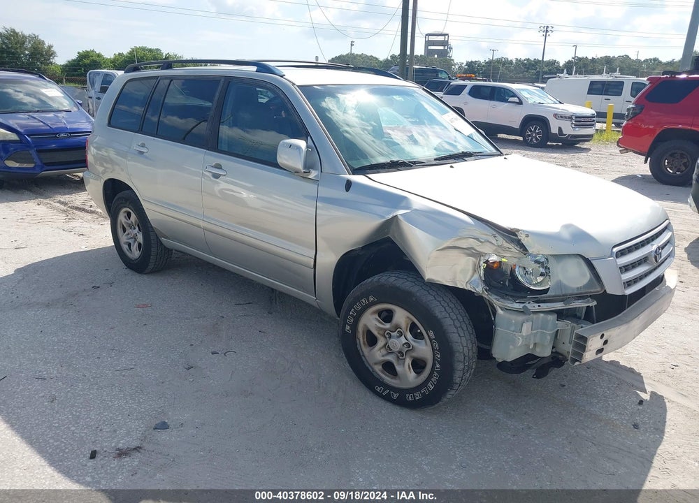 2003 TOYOTA HIGHLANDER V6 VIN: JTEGF21A630116156