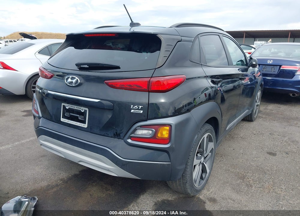 2018 HYUNDAI KONA LIMITED VIN: KM8K3CA55JU096497