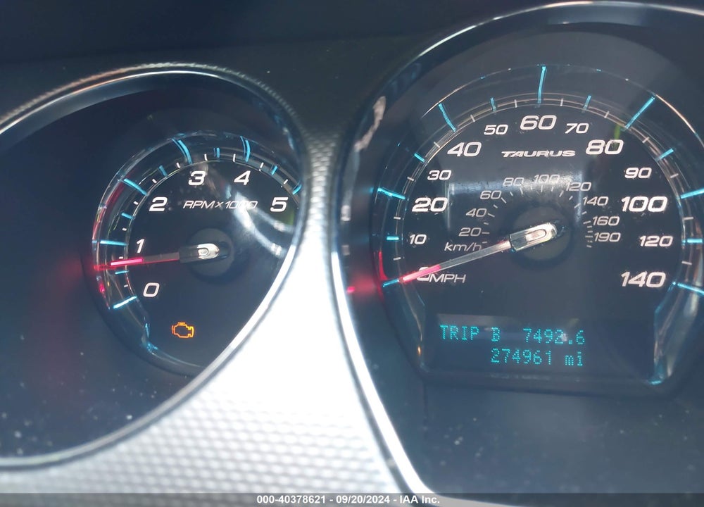 2010 FORD TAURUS SEL VIN: 1FAHP2EW5AG140910