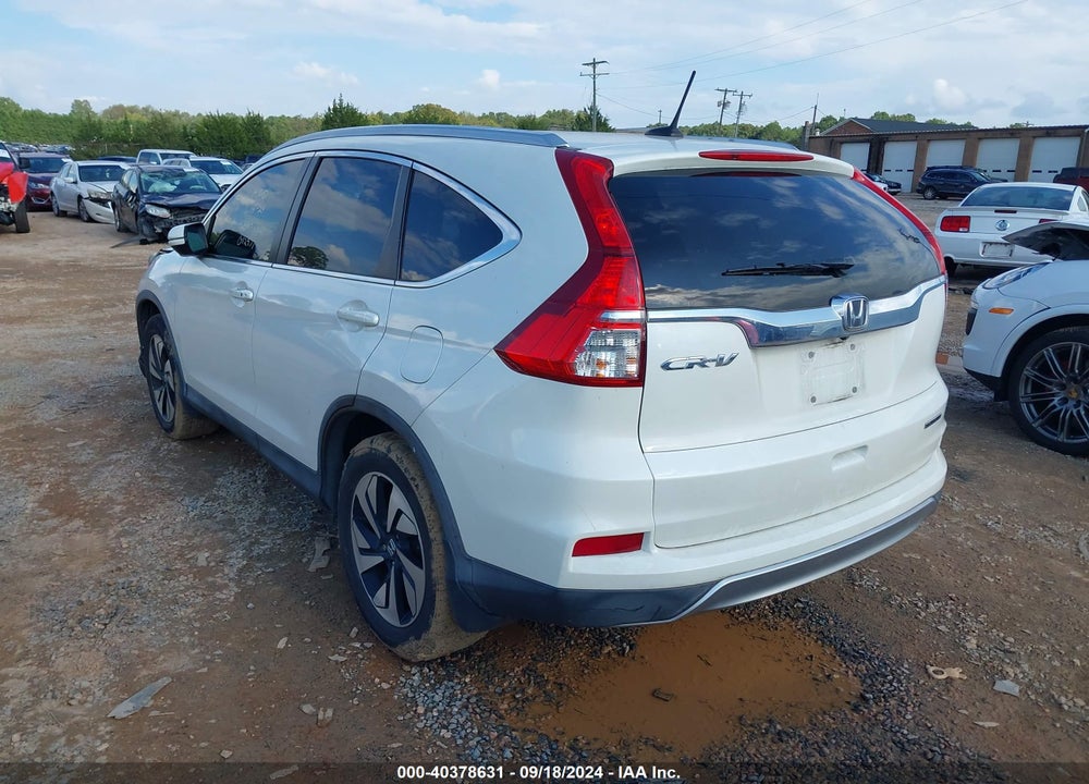 2016 HONDA CR-V TOURING VIN: 5J6RM3H94GL012977