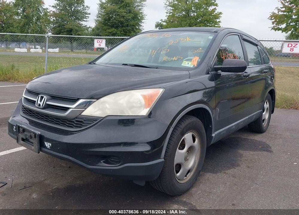 2010 HONDA CR-V LX VIN: 5J6RE4H31AL091658