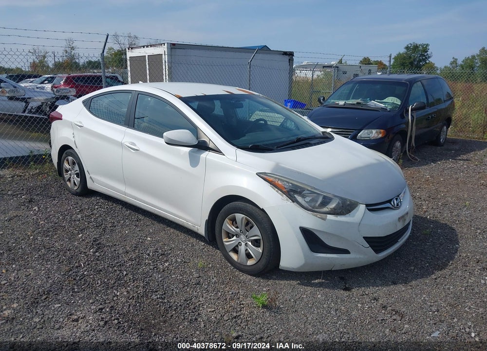 2016 HYUNDAI ELANTRA SE VIN: 5NPDH4AE5GH668224